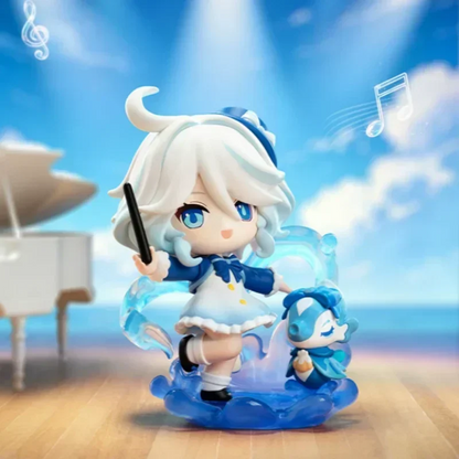 POP MART Genshin Impact Academy Light & Shadow Poetry Series Mystery Box Blind Bag Figurines Ornament Toys for Collectors