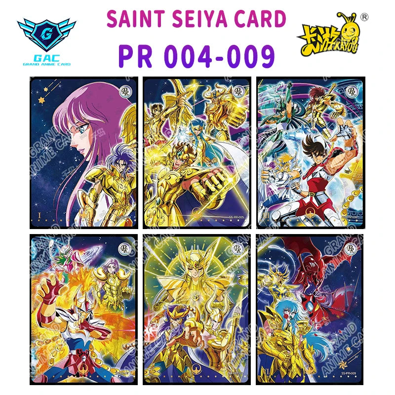 Kayou Saint Seiya Card Full Series Rare BP MR QR UR PR AR SSR SR R UTR Card Anime Collection Card Game Children's Toy Gift