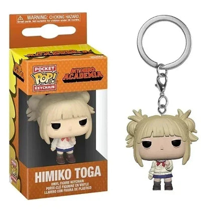 New Funko Pocket Keychain My Hero Academia Deku Bakugo Mirio Togata Dabi Izuku Midoriya Kyoka Jiro Model Toys Adult Kids Gift