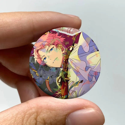 Valkyrie Shu Itsuki Mika Kagehira EnsembleStars Round Badge
