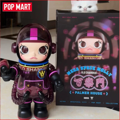 POP MART Giant Space Molly 400% Series Limited Edition Anime Action Figure Decorative Ornament Collectible Christma Gift