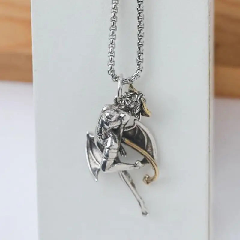 Anime Mecha Girl Pendant Necklace