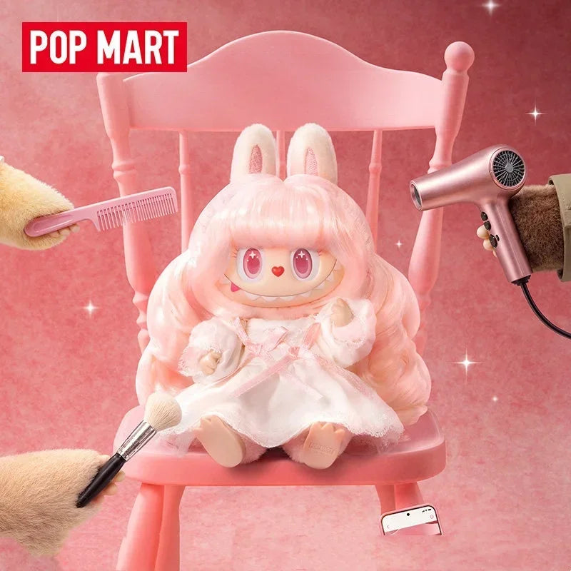 POPMART LABUBU THE MONSTERS HAIR SALON SERIES VINYL PLUSH PENDANT BLIND BOX Mystery Box Doll Cute Anime Figure Ornaments Gift
