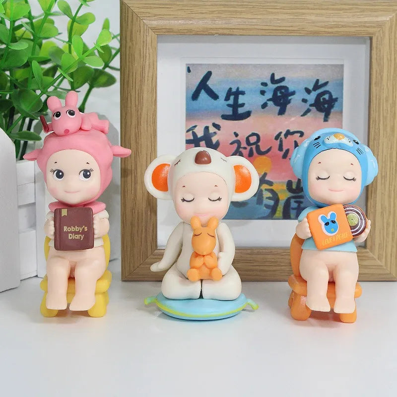 Cute Angel "Enjoy the Moment" Series Mini Doll Blind Box - Cute Doll Desktop Ornament Model Collectible Car Decoration Doll