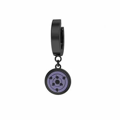 New NARUTO Uzumaki Naruto Animation Peripheral Cartoon Joker Earrings Gift Creative Secondary cosplay Niche Ear Buckle Wholesale
