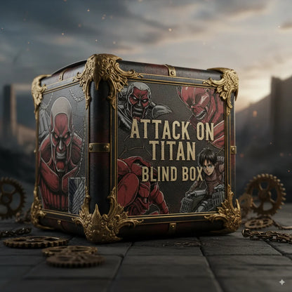 Attack on Titan Mystery Box Shingeki no Kyojin Anime Figures Set Eren Mikasa Levi Action Figure Collectible Desktop Decor Gift