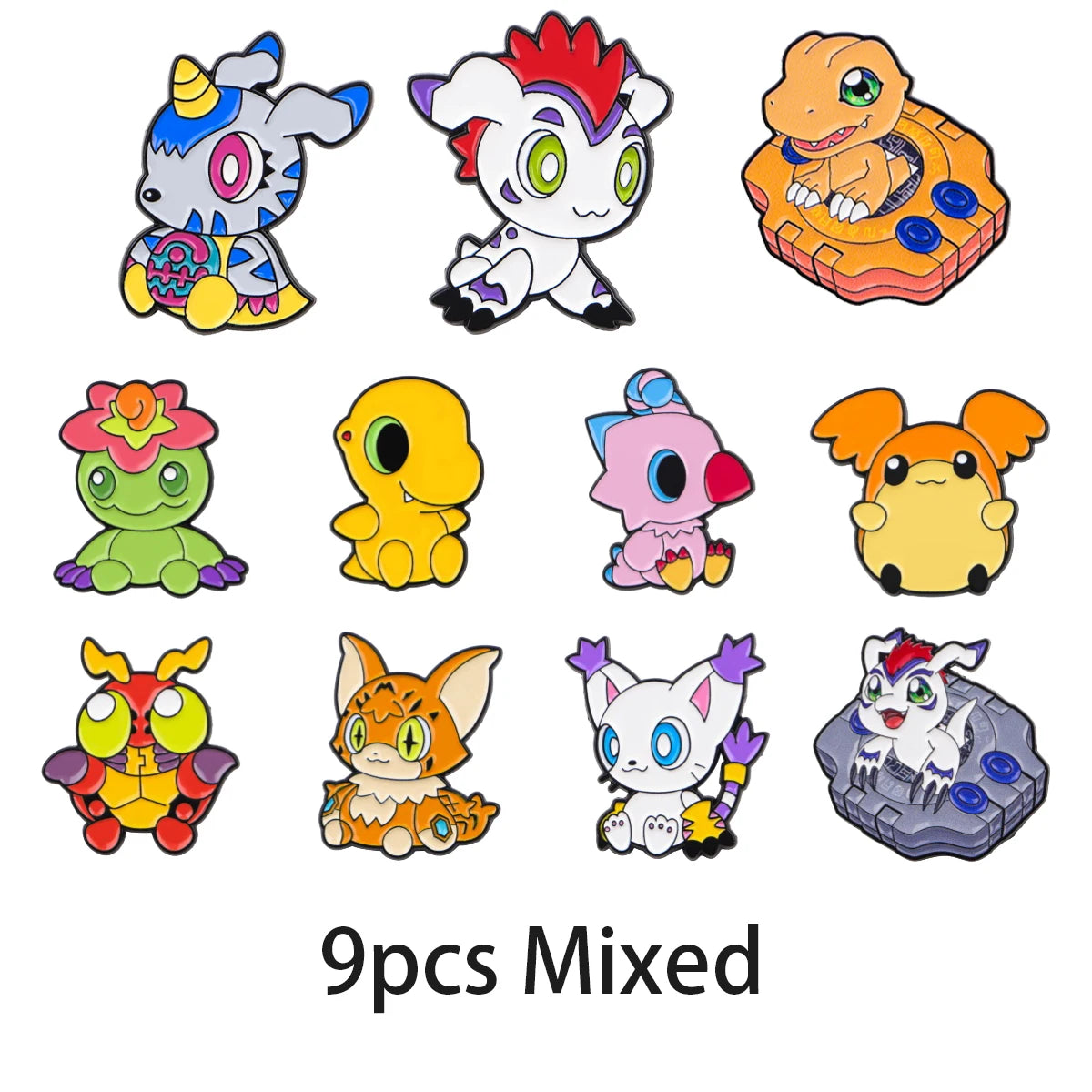 Cartoon Monster Elf Brooches
