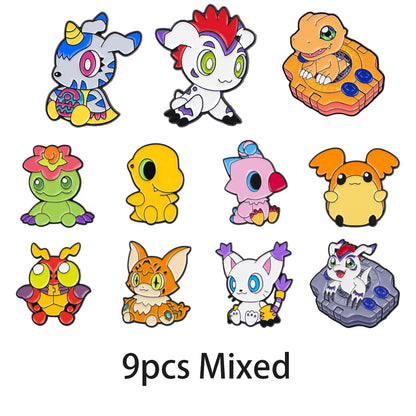 Cartoon Monster Elf Brooches