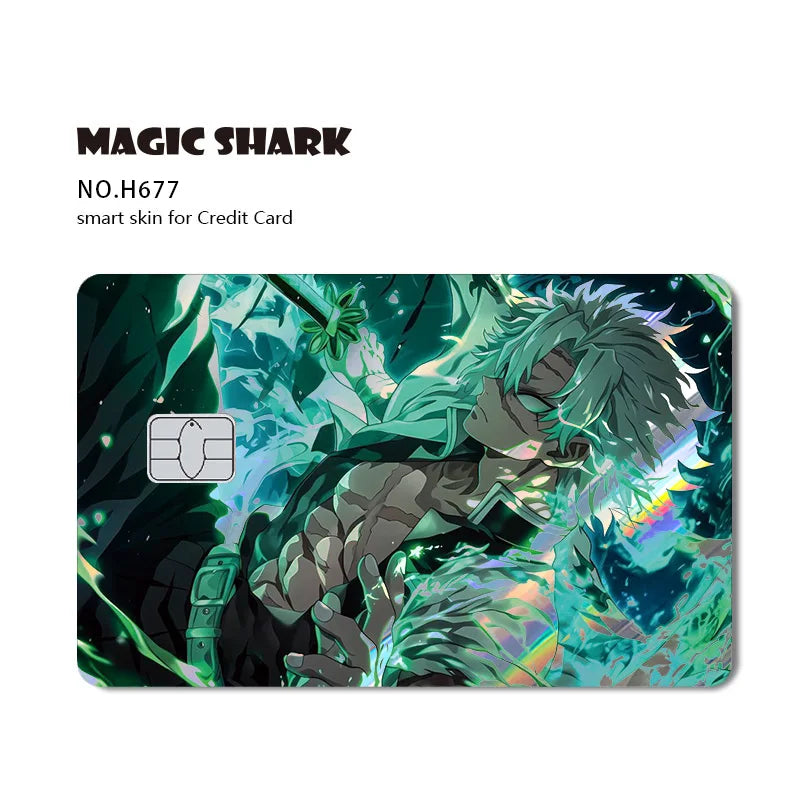 Demon Slayer Shinny Holographic Card Skin