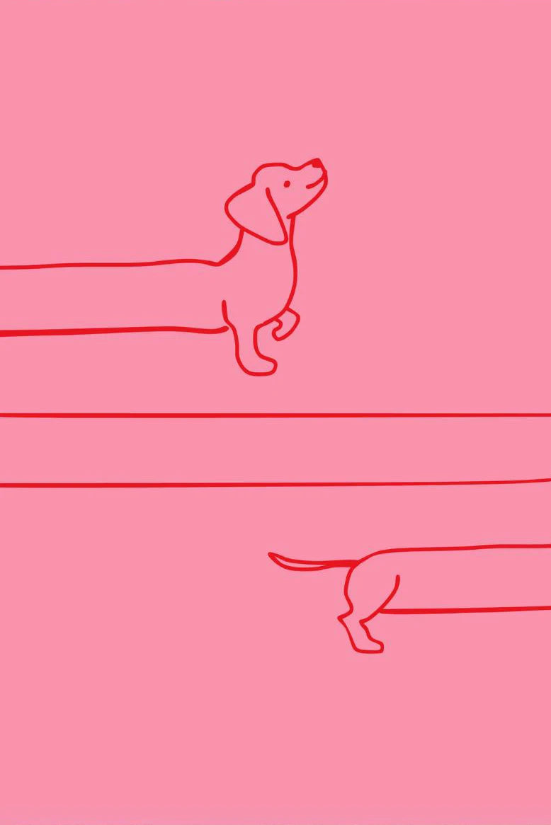 Dachshund Minimalist Wall Art