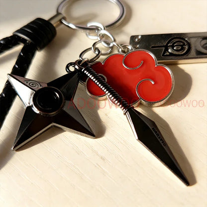Naruto Red Cloud Keychain
