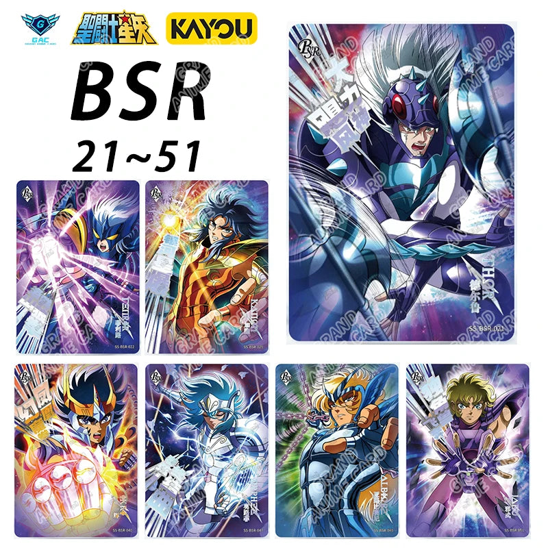 Kayou Saint Seiya Card Full Series Rare BP MR QR UR PR AR SSR SR R UTR Card Anime Collection Card Game Children's Toy Gift