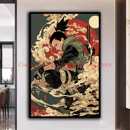 Naruto Akatsuki Ukiyo-E Poster