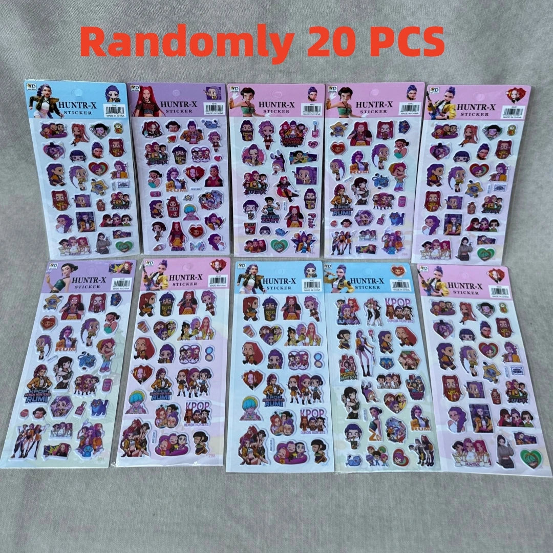 Anime Cartoon Foam Puffy Stickers
