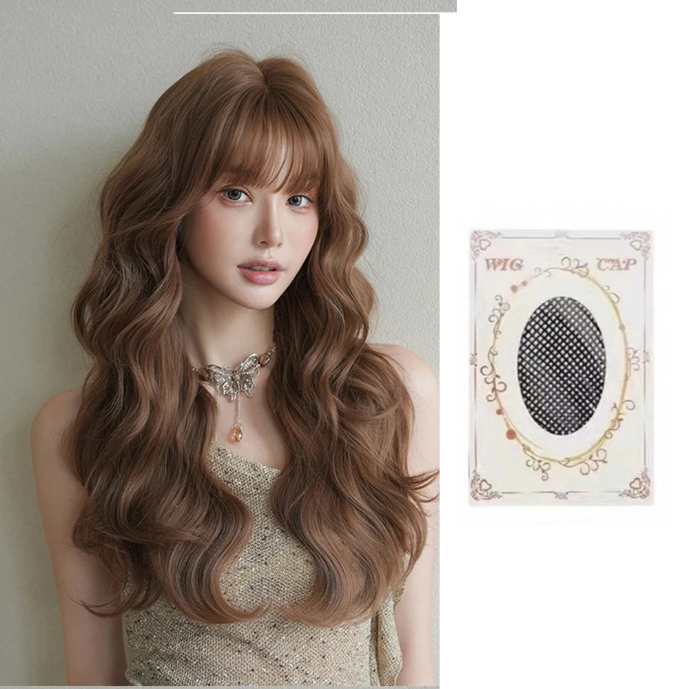 Anime Pink Wavy Wig