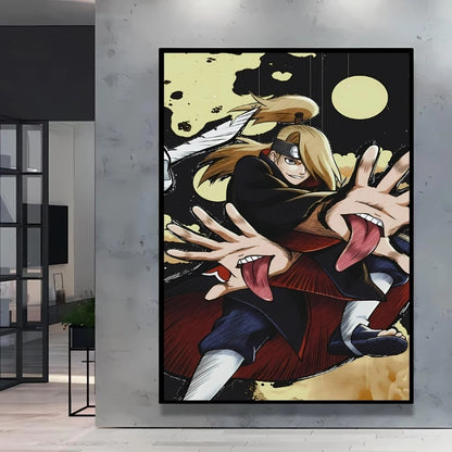 Print on Canvas Wall Art Naruto Uchiha Itachi Poster HD Cartoon Pictures Home Living Room Decoration Paintings Holiday Gifts