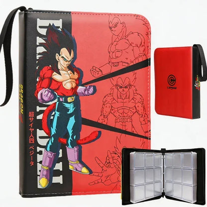 400pcs/900pcs Anime Dragon Ball Vegeta Folder Binder card Holder Game Cards Album Book Collection Cards Storage bag Kids Gifts
