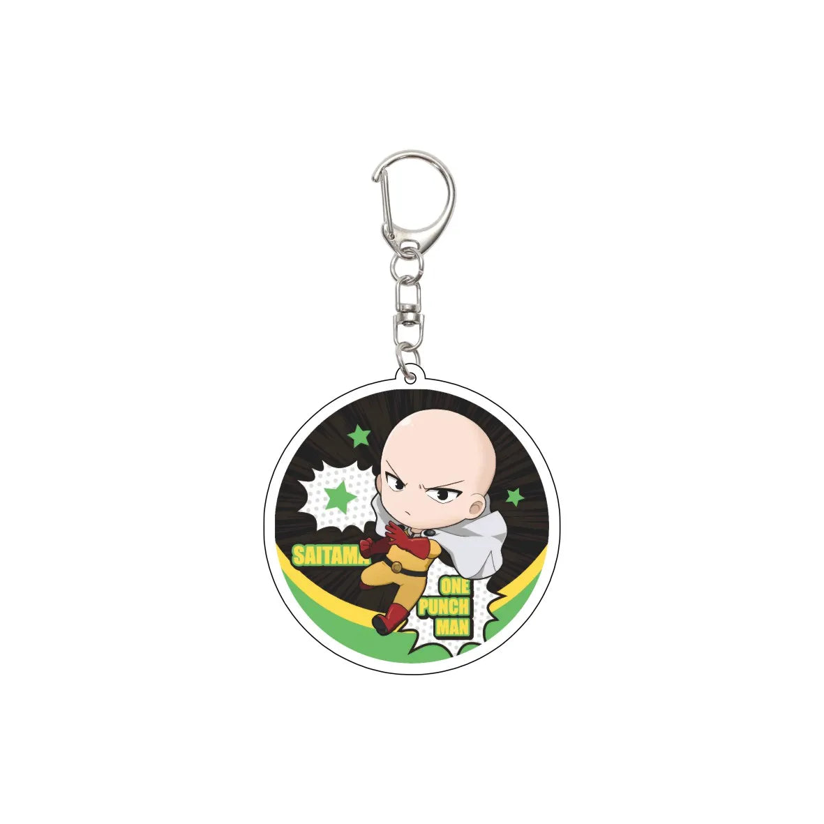 One Punch Man Saitama Keychain