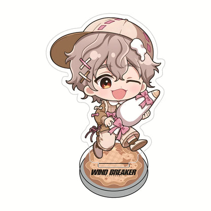 WIND BREAKER Brown Safari Acrylic Stand