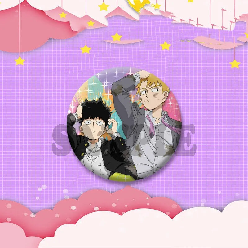 Mob Psycho 100 Character Lapel Pin