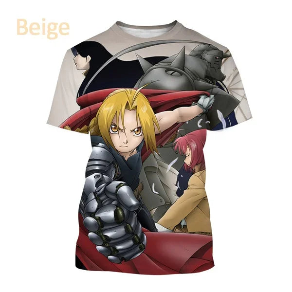 Fullmetal Alchemist Edward T-Shirt – 3D Print