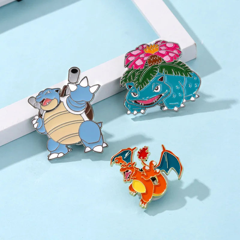 Pokemon Charizard Enamel Brooch