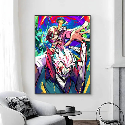 Dandadan Sixth Canvas Poster