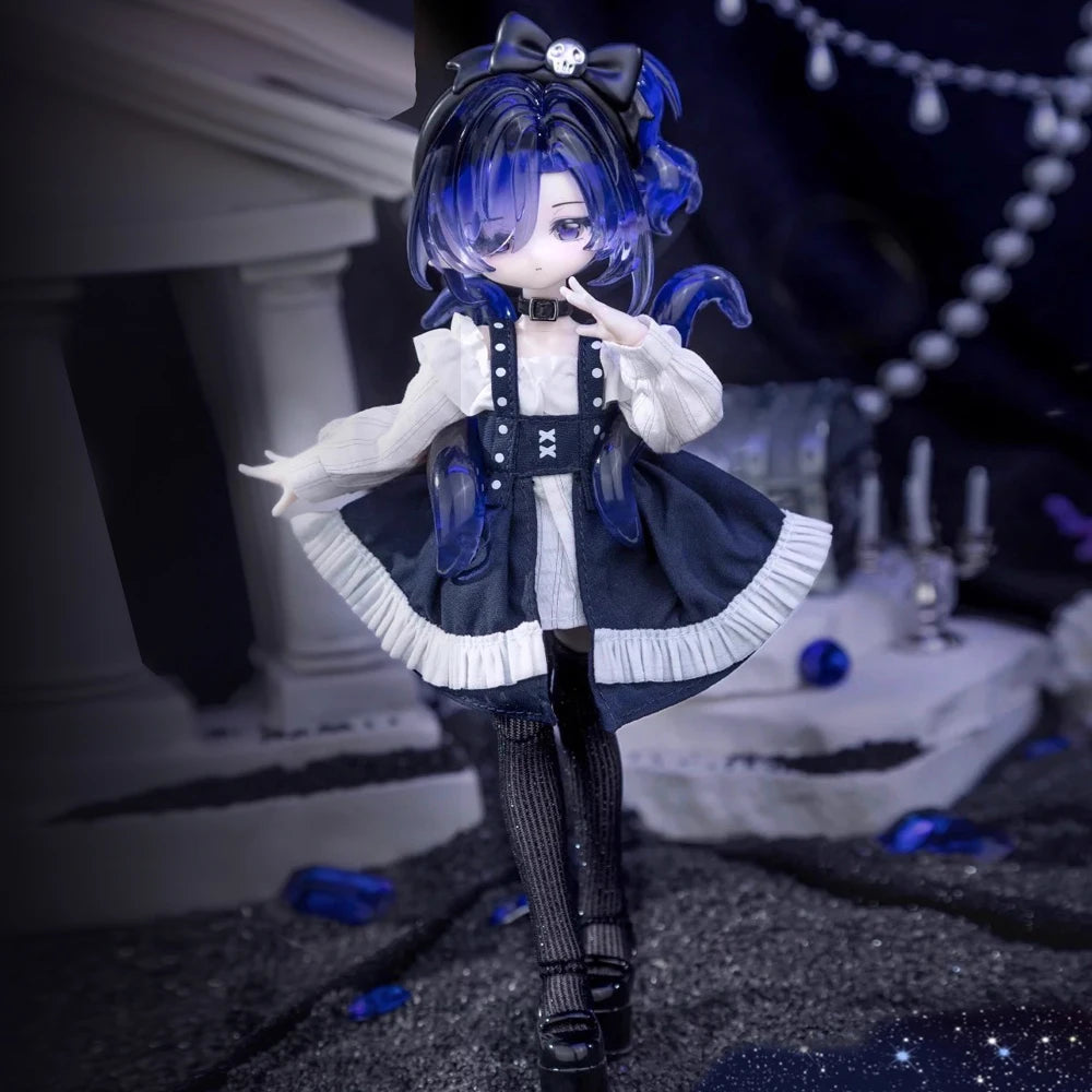 In Stock Minty Ocean Gem Series 1/8bjd Blind Box Movable Joint Doll Mystery Box Kawaii Action Anime Figure surprise Toy Gift