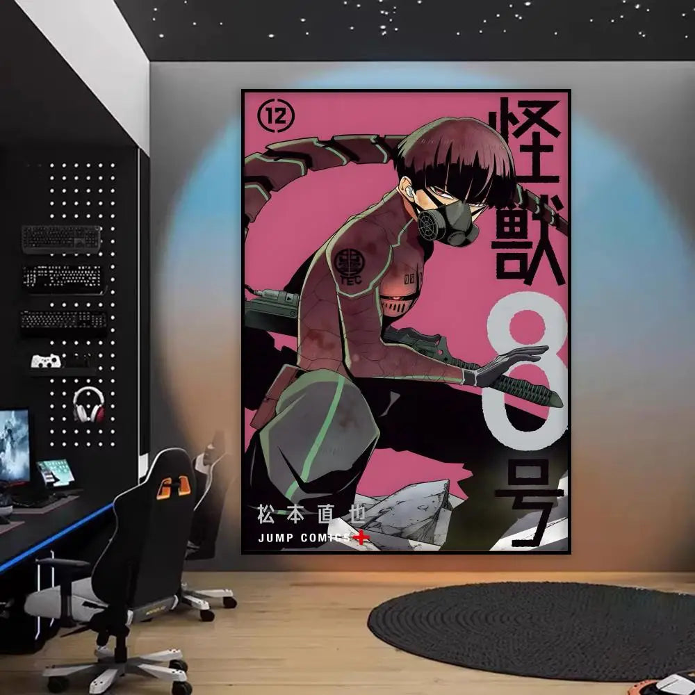 Kaiju No. 8 Kafka Canvas Poster