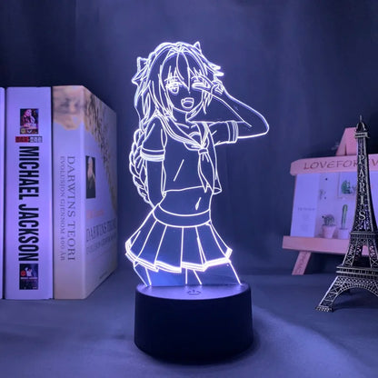 Anime 3d Light Fate Stay Night Saber for Bedroom Decor