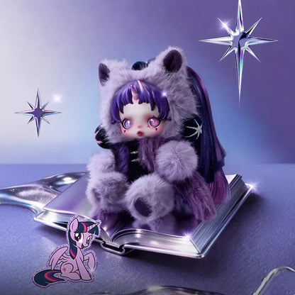 POP MART SKULLPANDA x My Little Pony Series Plush Doll Pendant Mystery Box Genuine Blind Box Guess Toys Bag Ornament Figurines