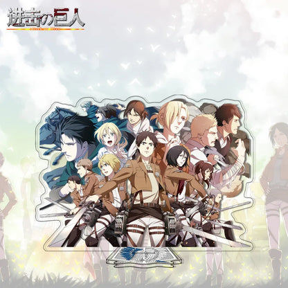 Attack on Titan Acrylic Stand 41-80 Anime Figure Custom Made One Piece Drop Shipping Wholesale Distributor Merchandise