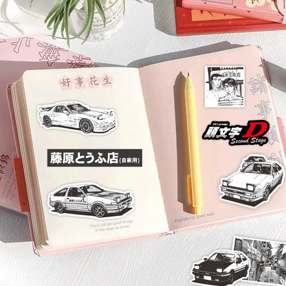 Initial D Anime Stickers