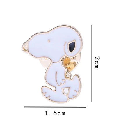 Snoopy Woodstock Metal Badge