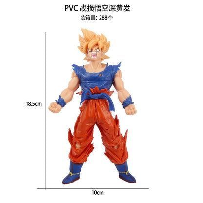 Dragon Ball Z Super Saiyan Son Goku Action Figure Set - Includes Son Gohan Vegeta Broly Piccolo Majin Buu Collectible