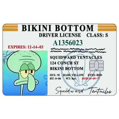 SpongeBob Patrick Star Card Skin
