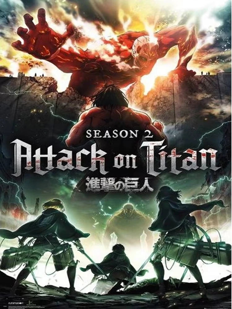 Japanese Anime Attack on Titan New Diamond Art Painting Captain Levi Ackerman Mikasa Picture Mosaic DIY Cross Stitch Kits Decor
