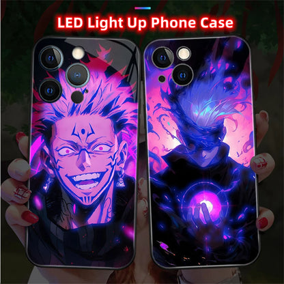 Anime LED Glass Phone Case