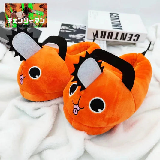 Chainsaw Man Pochita Plush Slipper