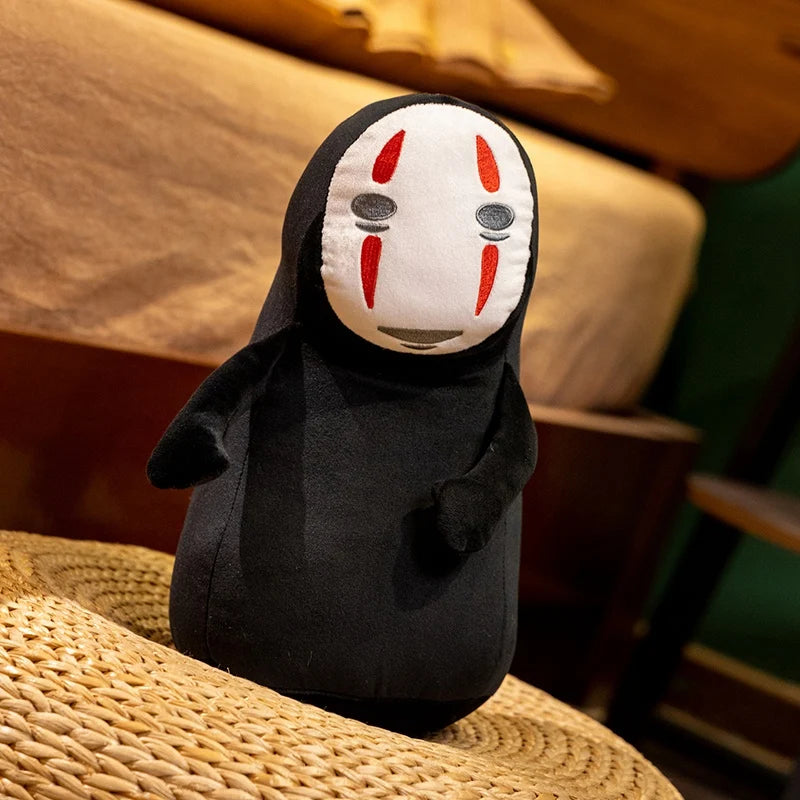 Japanese Anime No Face Man Stuffed Plush Toy Soft Figure Doll Home Decor Birthday Gift Intresting Movie Character Collectible