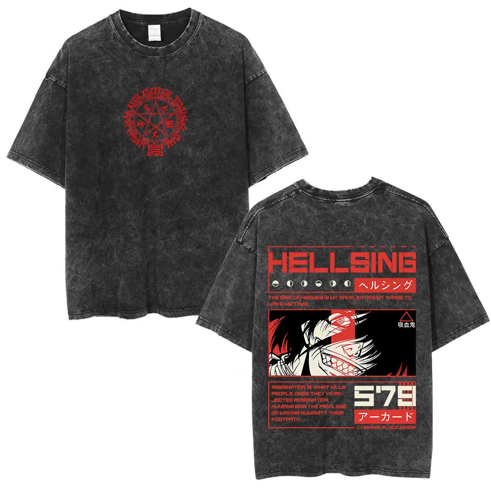 Hellsing Ultimate Alucard Washed T-Shirt