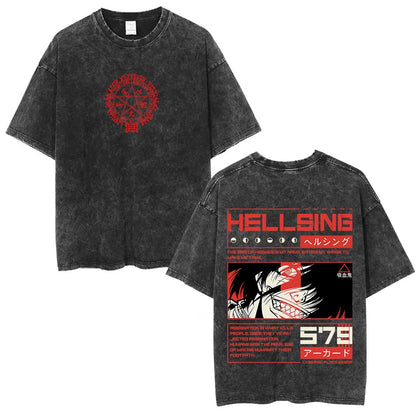 Hellsing Ultimate Alucard Washed T-Shirt