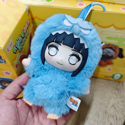 BANDAI Eaki Naruto Uzumaki Naruto Blind Box Shippuden Beast Party Series Jiraiya Plush Doll Anime Characters Are Cute Toys Gifts