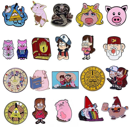 EUROPE Fantasy Funny Anime Enamel Lapel Pin Gravity Collect Badge