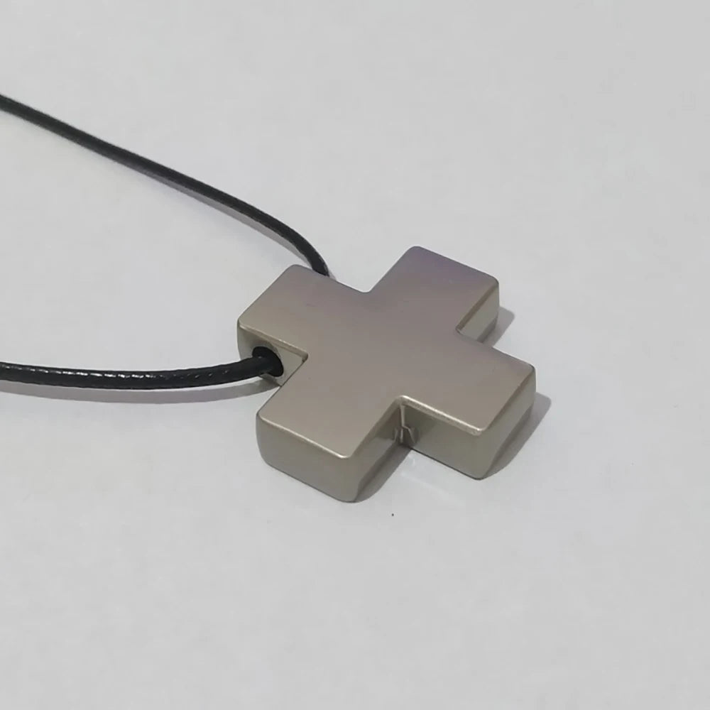 Anime EVA Alloy Cross Rope Chain Necklace & Pendant