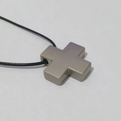 Anime EVA Alloy Cross Rope Chain Necklace & Pendant