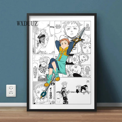 The Seven Deadly Sins Ban King Canvas Print