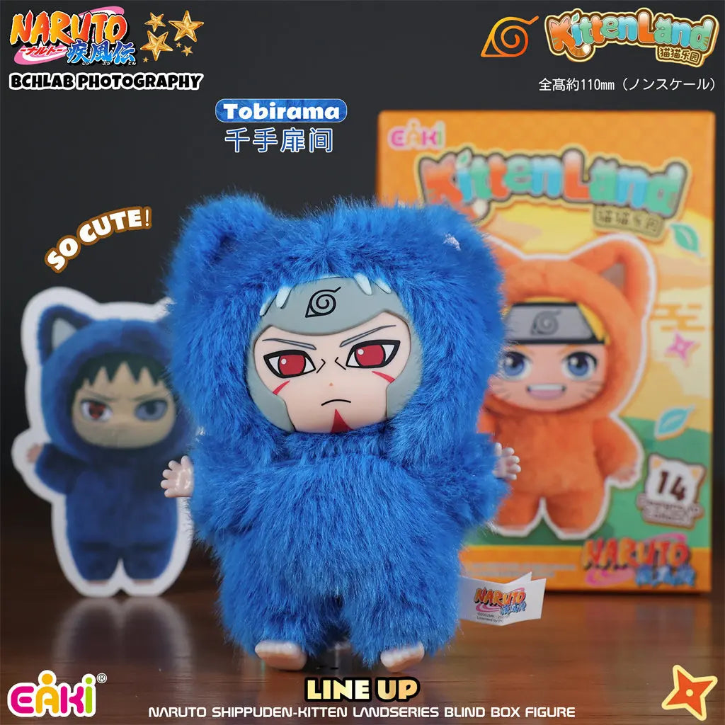 Brand New In Stock Genuine EAKI Naruto Shippuden KittenLand Vinyl Series Third Blind Box Plush Figurine Model Toys Holiday Gifts