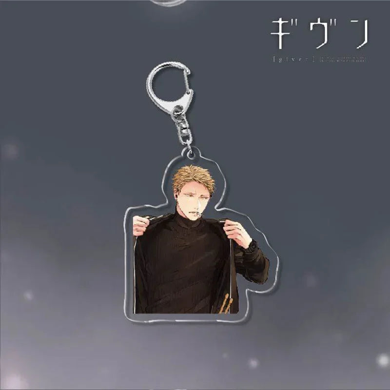 Manga Anime Keychain Cartoon Print Yaoi BL Given Acrylic Characters Key Chain Harajuku Keyring Car Pendant Key Ring Gifts 2025