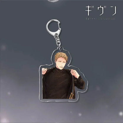 Manga Anime Keychain Cartoon Print Yaoi BL Given Acrylic Characters Key Chain Harajuku Keyring Car Pendant Key Ring Gifts 2025